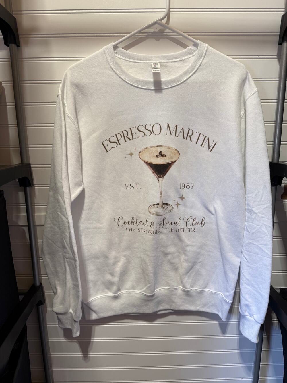 Jerzees Espresso Martini Cocktail & Social Club Size S